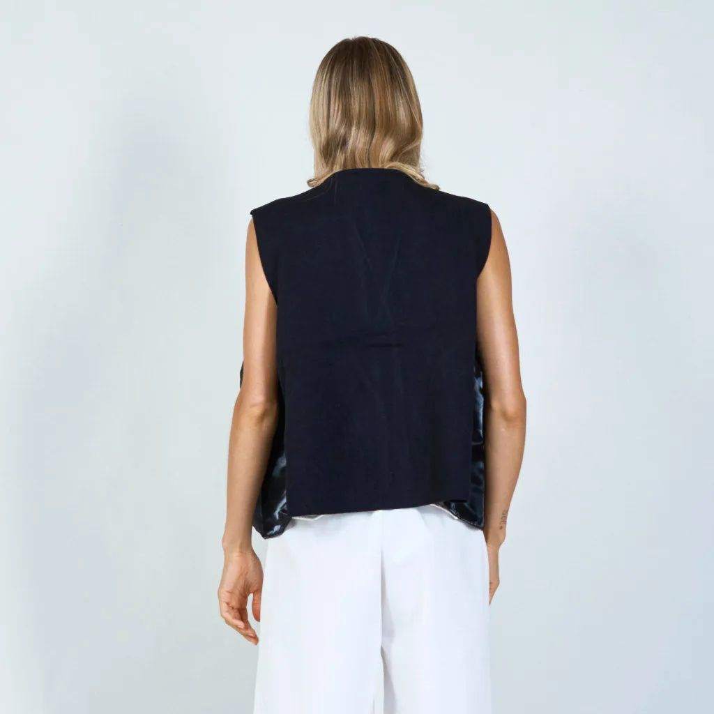 Stylish sleeveless vest wholesale