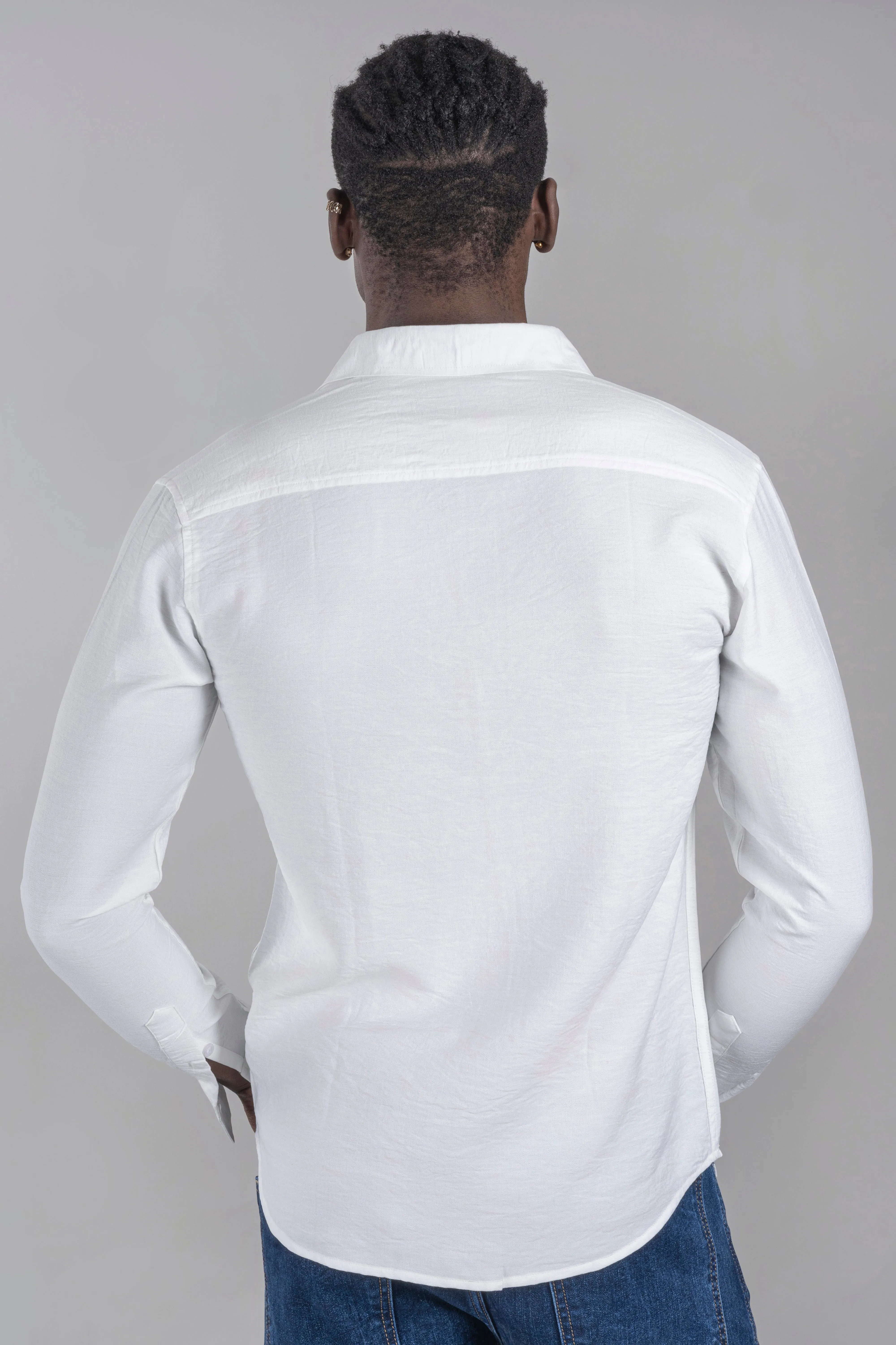 Stylish White Shirt For Men
