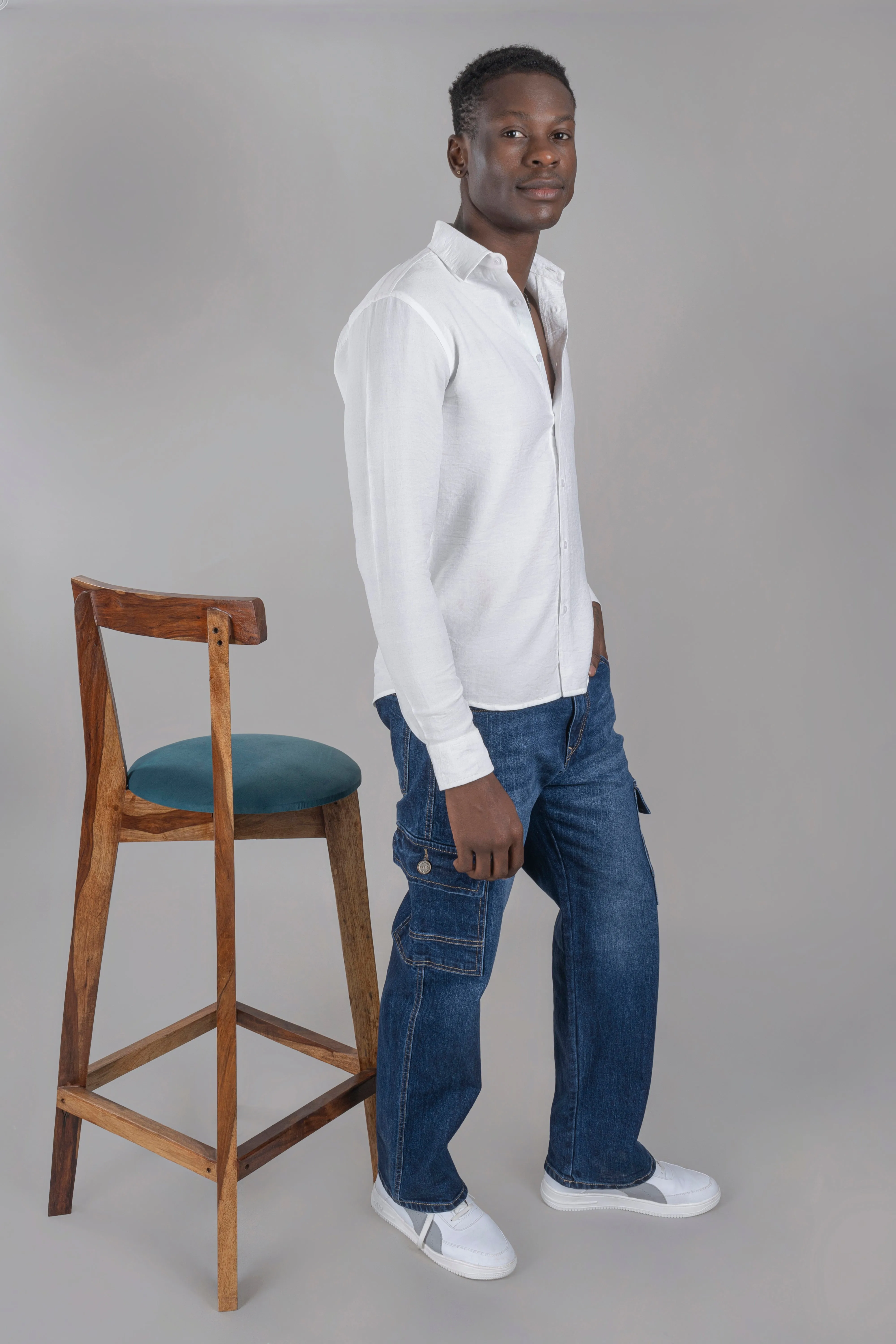 Stylish White Shirt For Men