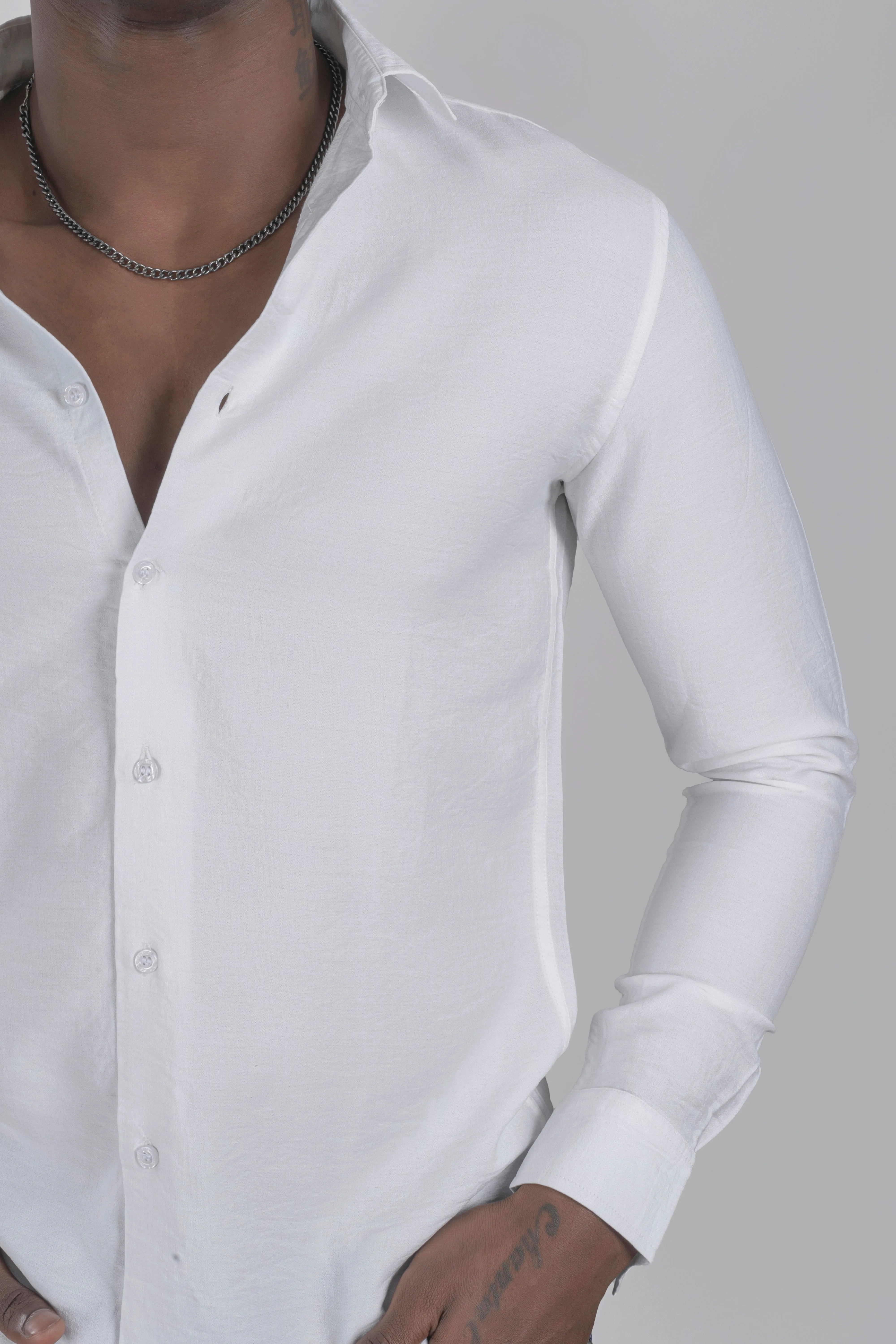 Stylish White Shirt For Men