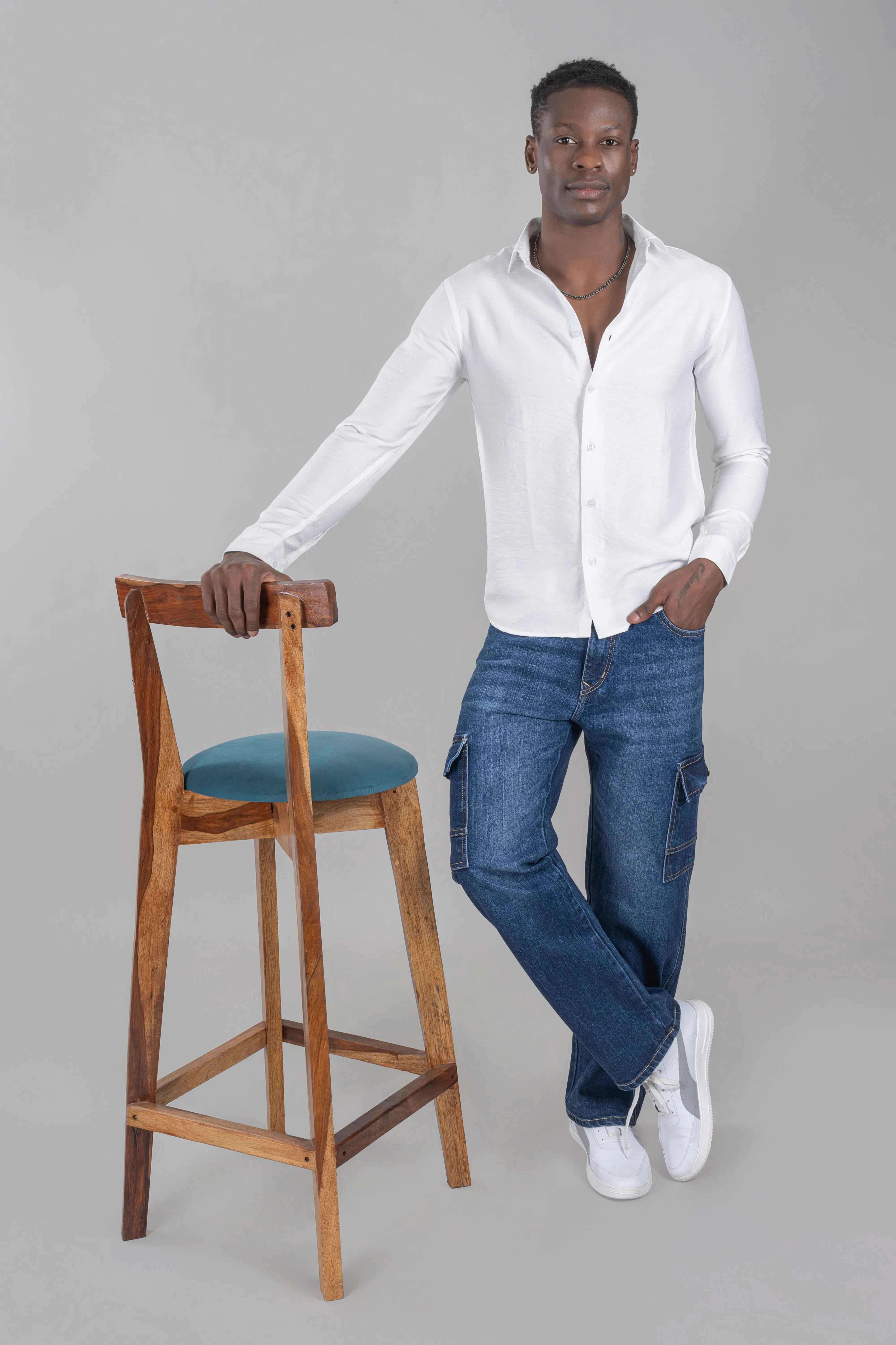 Stylish White Shirt For Men