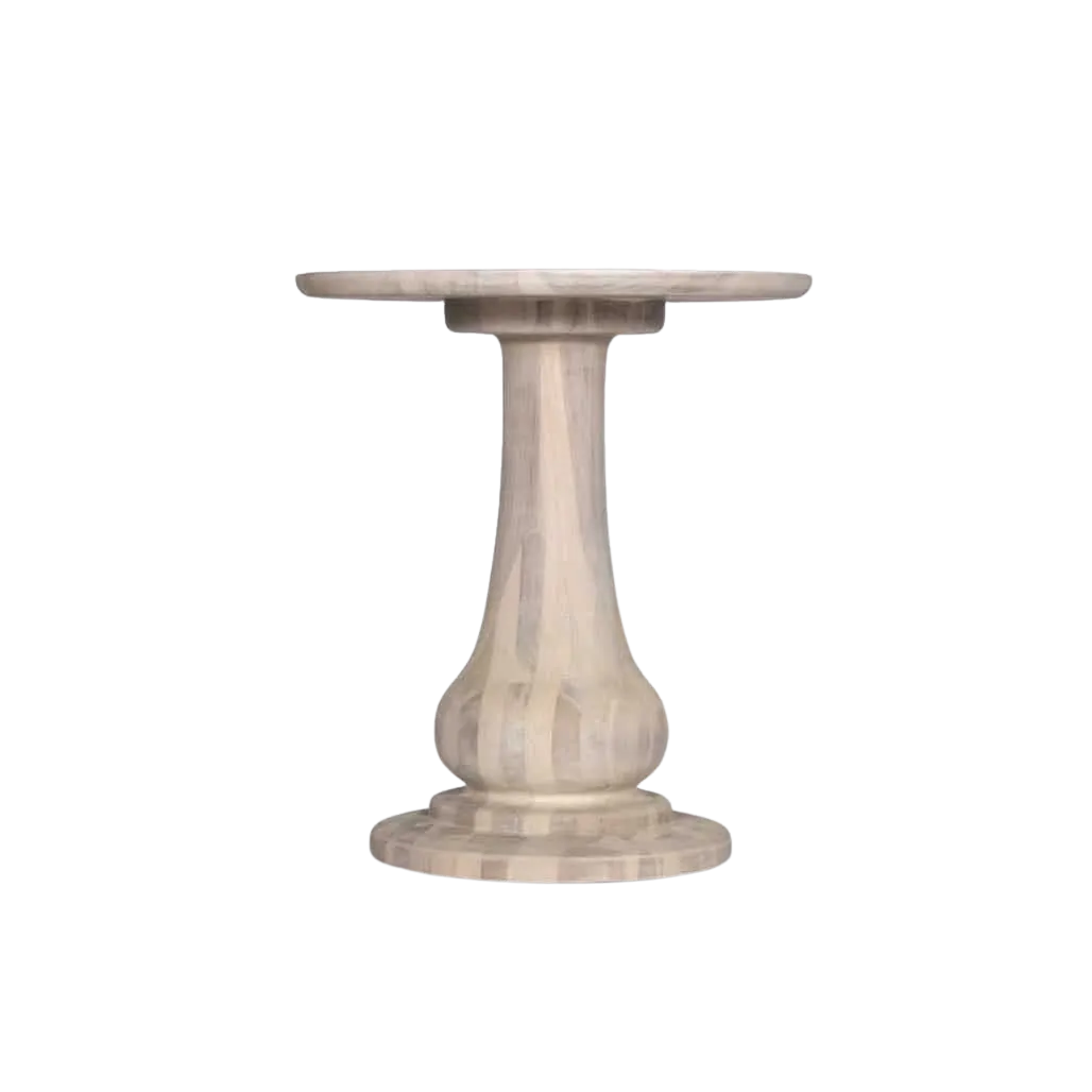 Sumartra Reclaimed Teak Tall Side Table