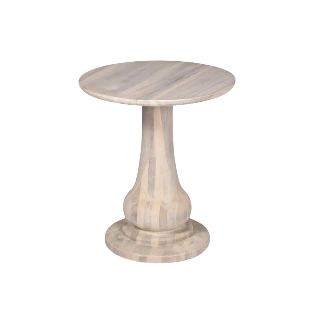 Sumartra Reclaimed Teak Tall Side Table
