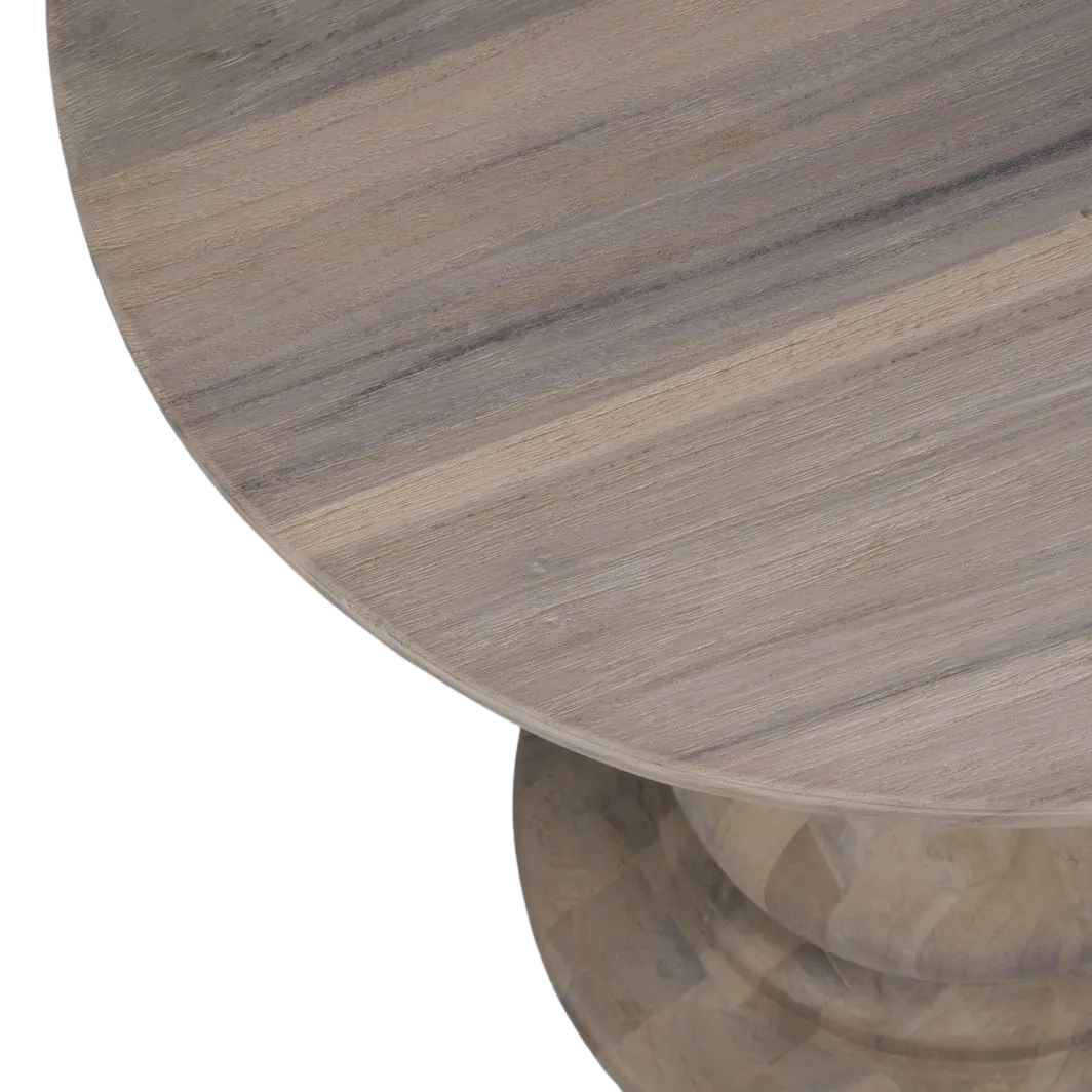 Sumartra Reclaimed Teak Tall Side Table