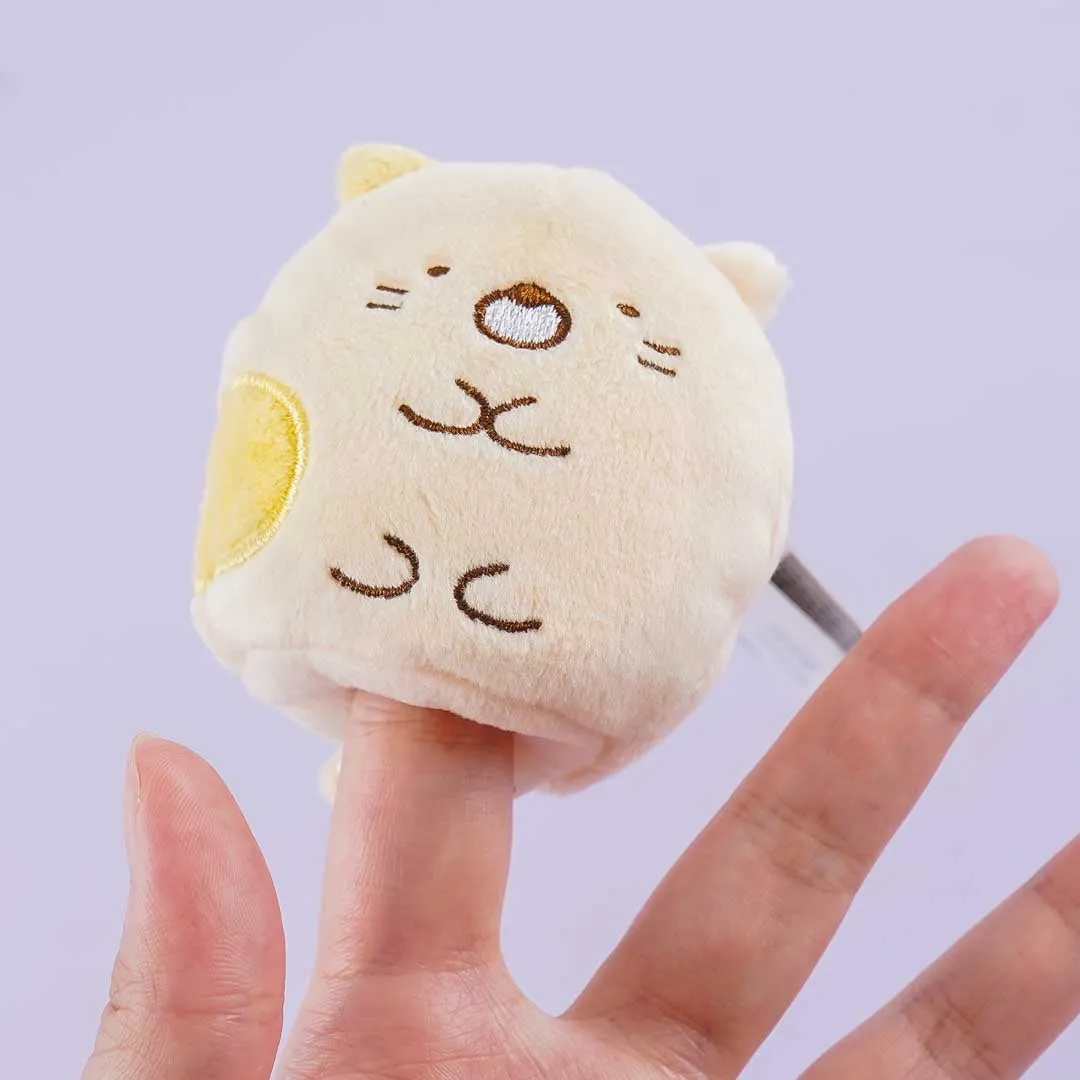Sumikko Gurashi Finger Puppet Plushie Charm - Neko