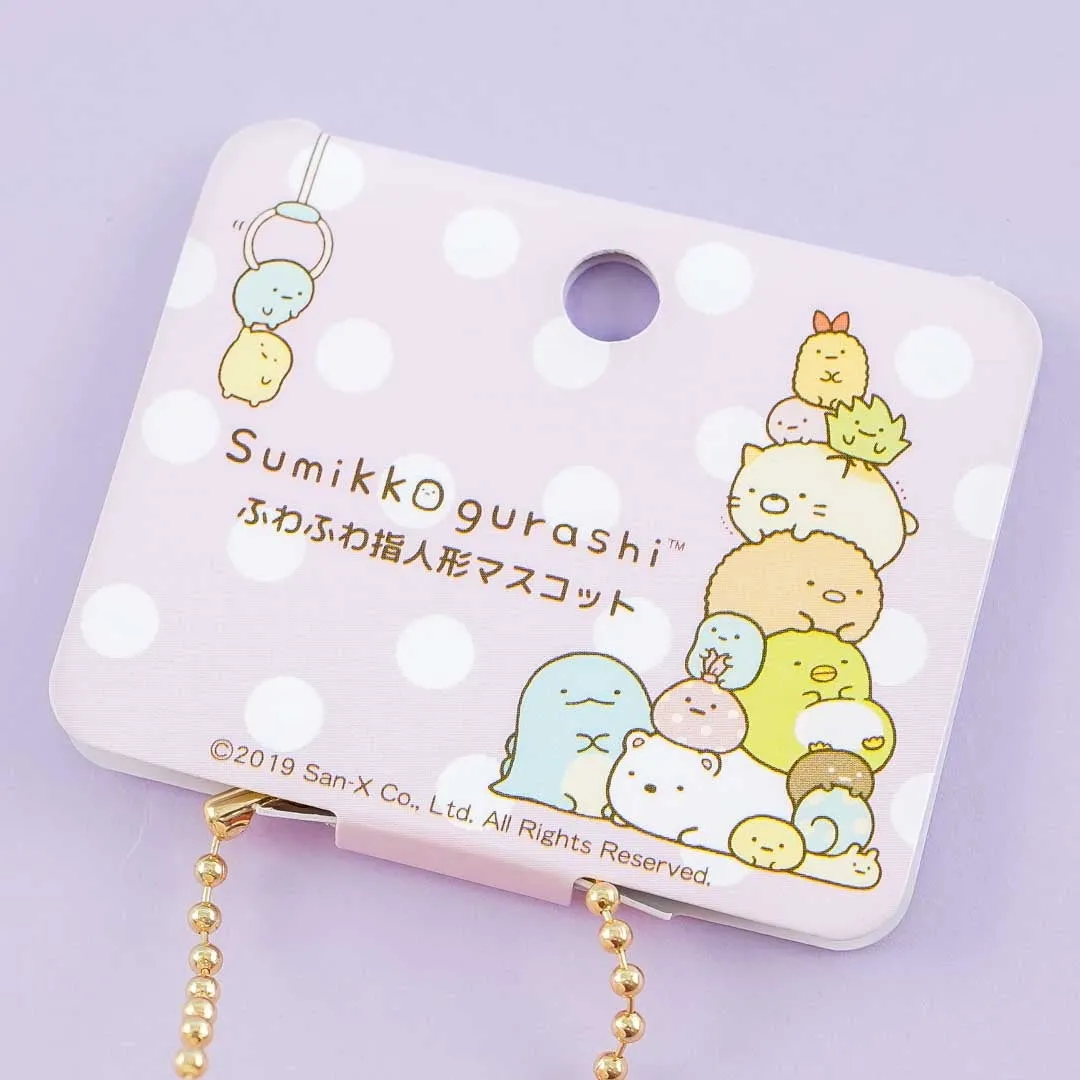 Sumikko Gurashi Finger Puppet Plushie Charm - Neko
