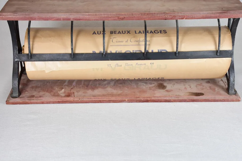 Superb 1930's wrapping paper roll cutter 30¼"