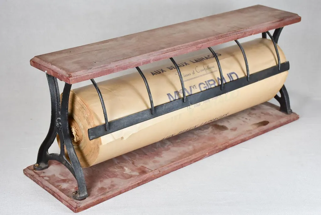 Superb 1930's wrapping paper roll cutter 30¼"