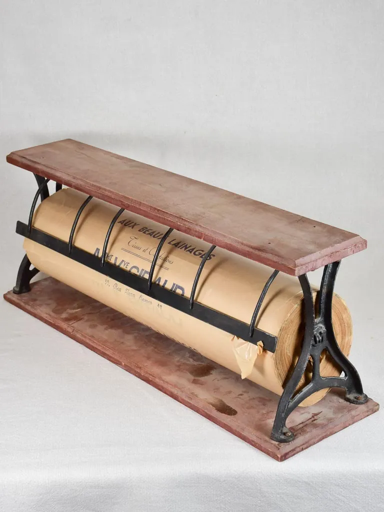 Superb 1930's wrapping paper roll cutter 30¼"