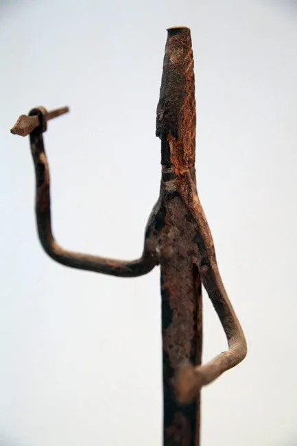 Superb Bamana Iron Figure, Mali