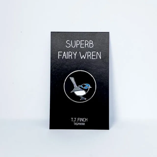 Superb Fairy Wren Pin