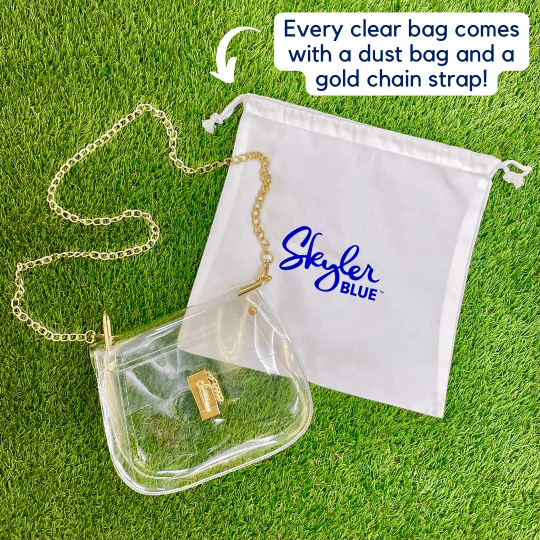 The Ann Arbor Clear Medium Saddle Bag