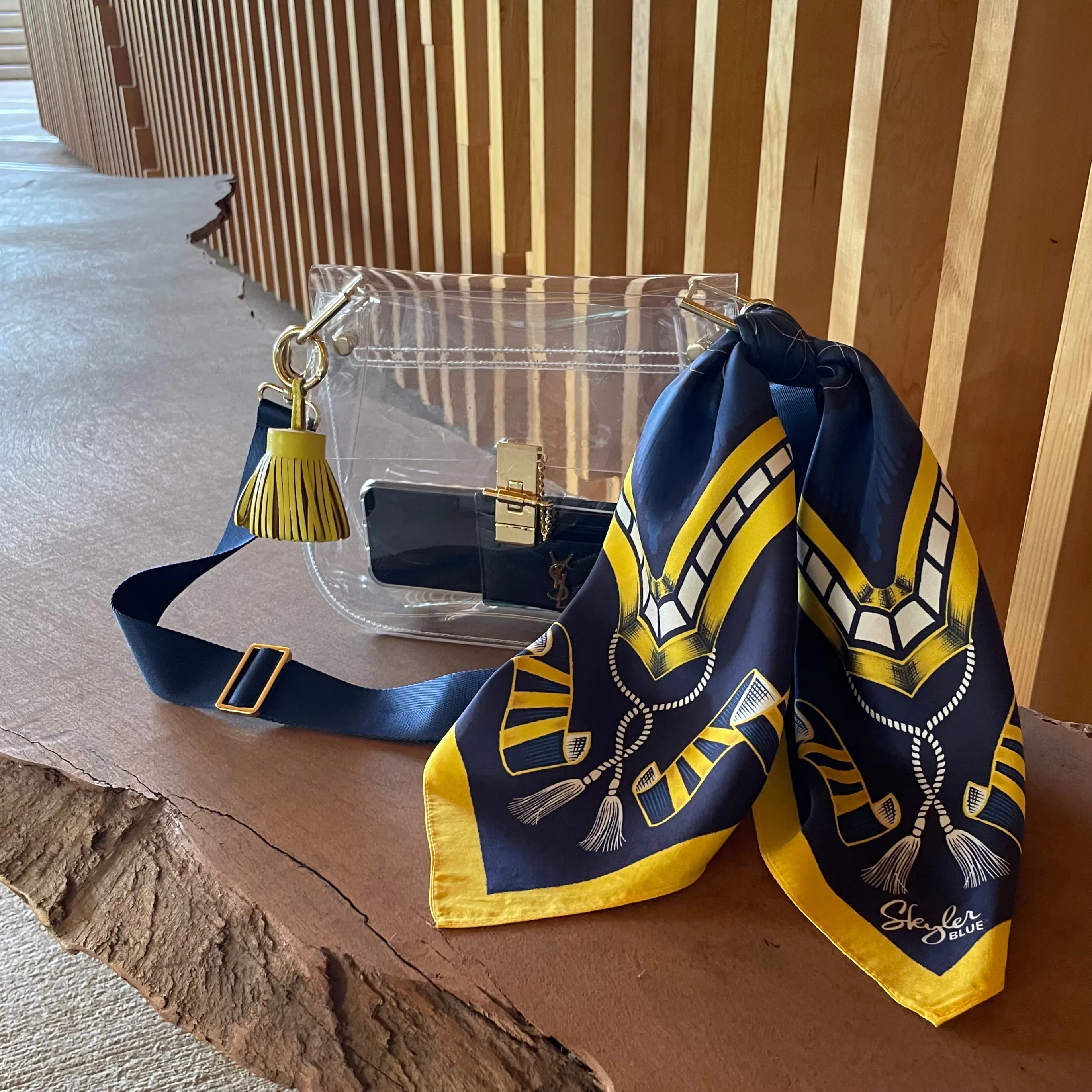 The Ann Arbor Clear Medium Saddle Bag