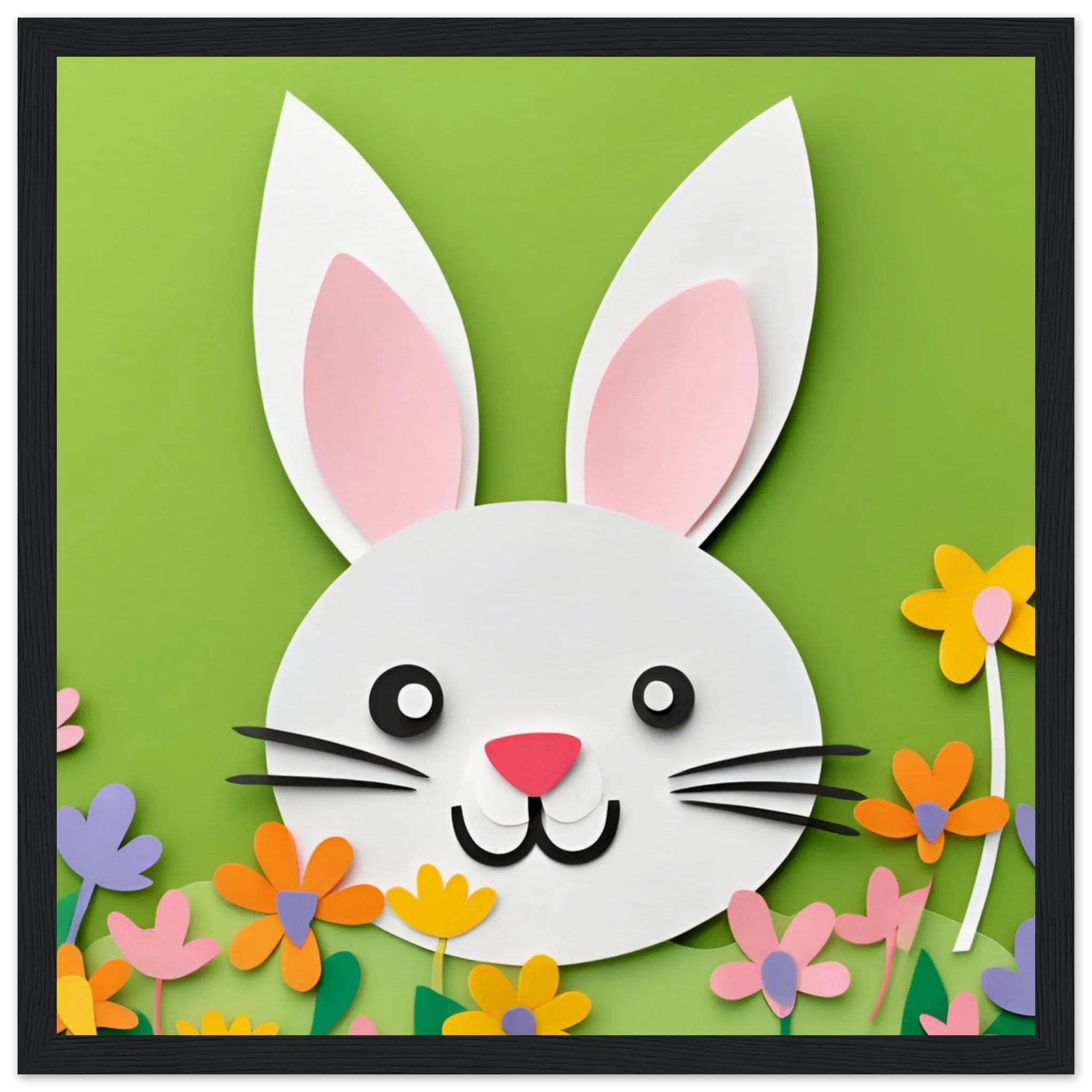 The beauty of paper animal art: Rabbit