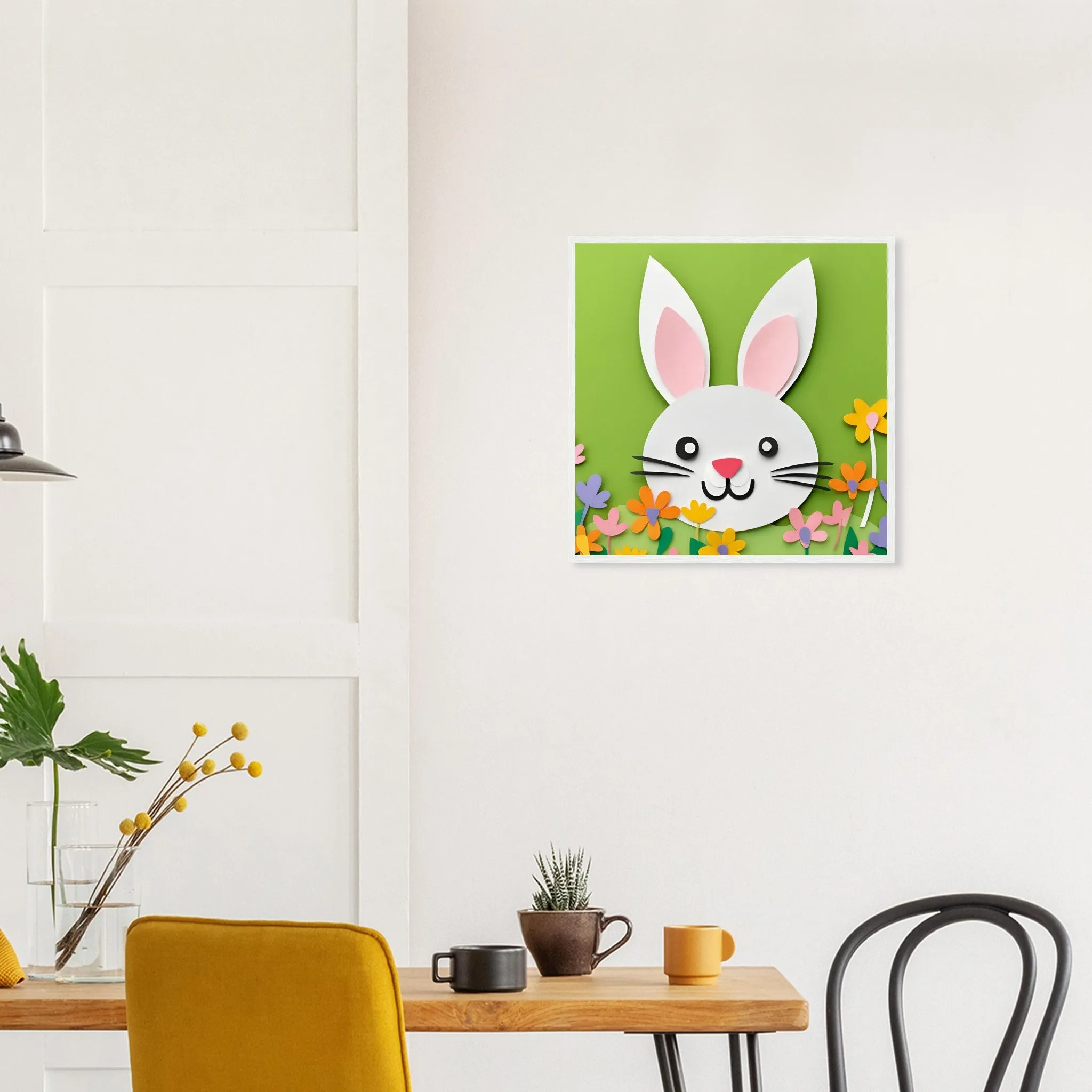 The beauty of paper animal art: Rabbit