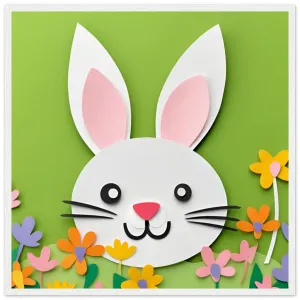 The beauty of paper animal art: Rabbit