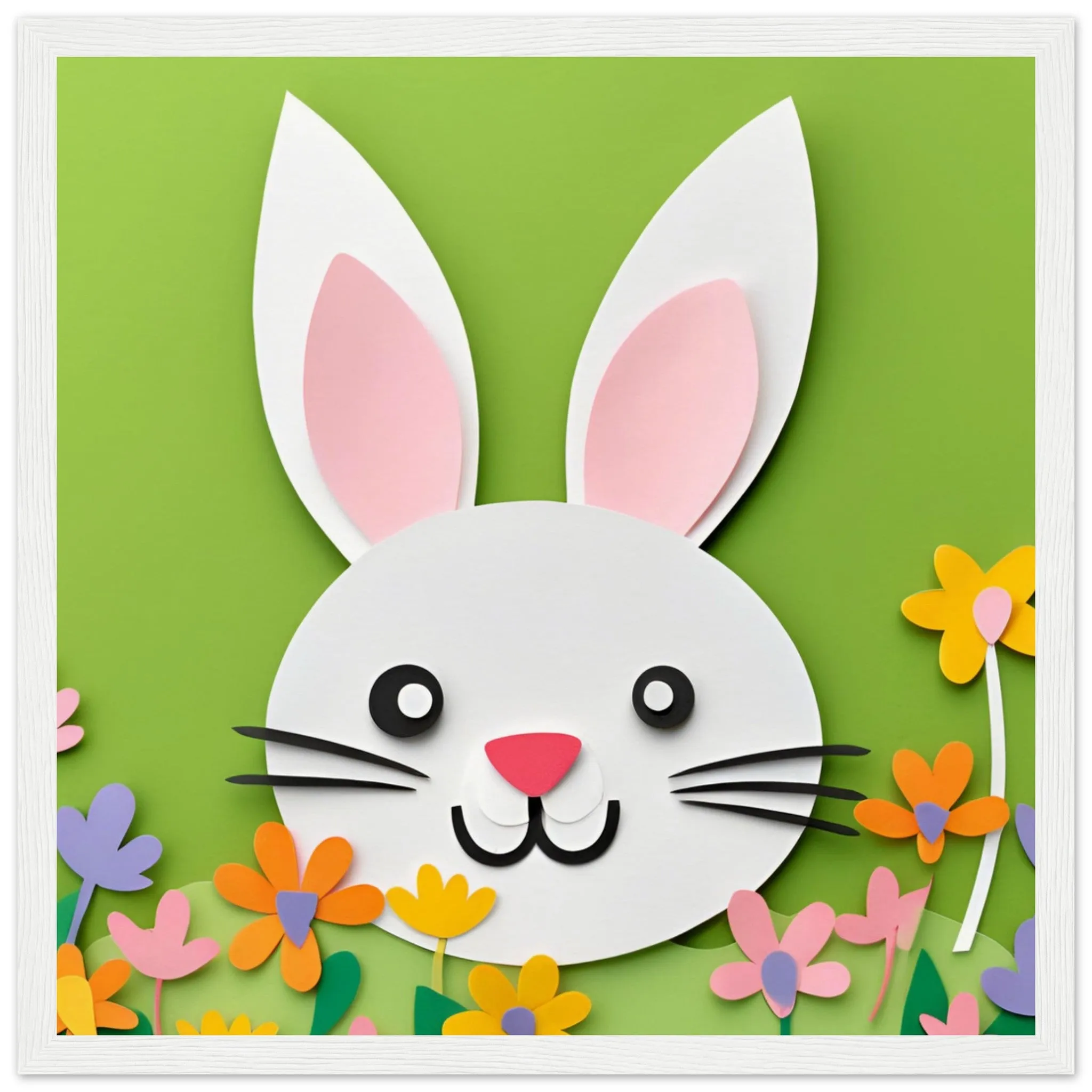 The beauty of paper animal art: Rabbit