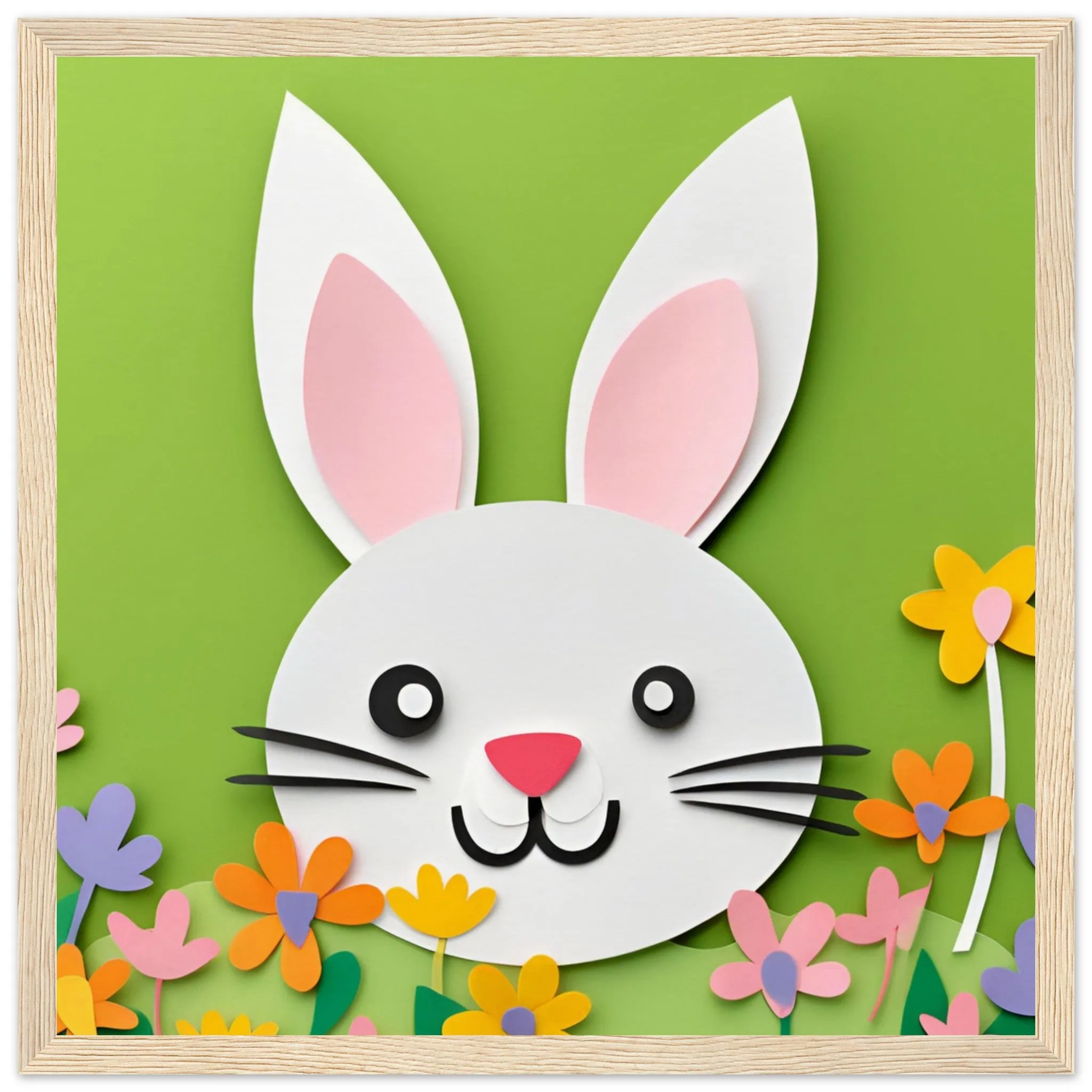 The beauty of paper animal art: Rabbit