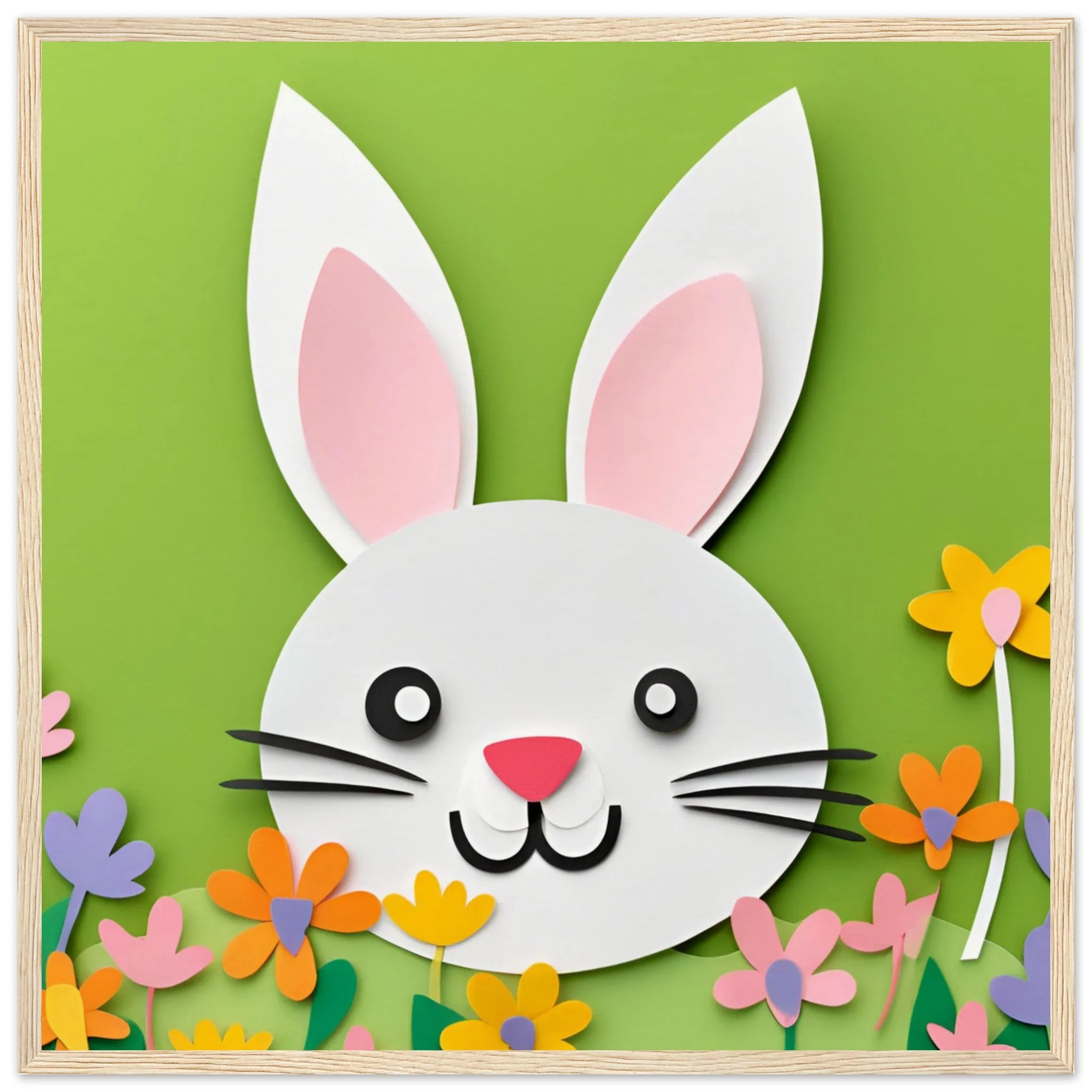 The beauty of paper animal art: Rabbit