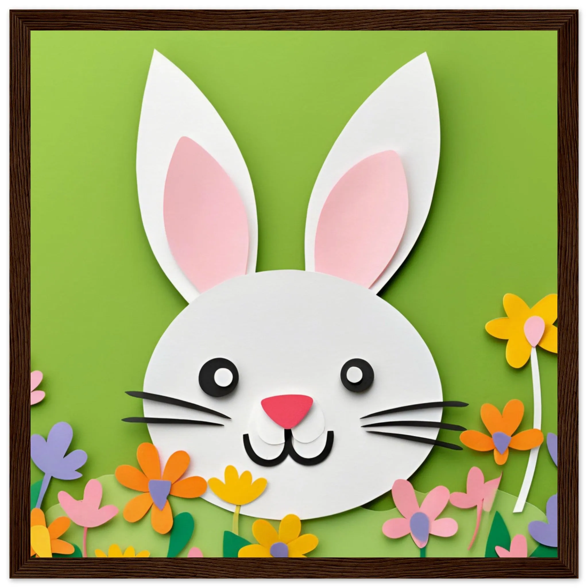 The beauty of paper animal art: Rabbit