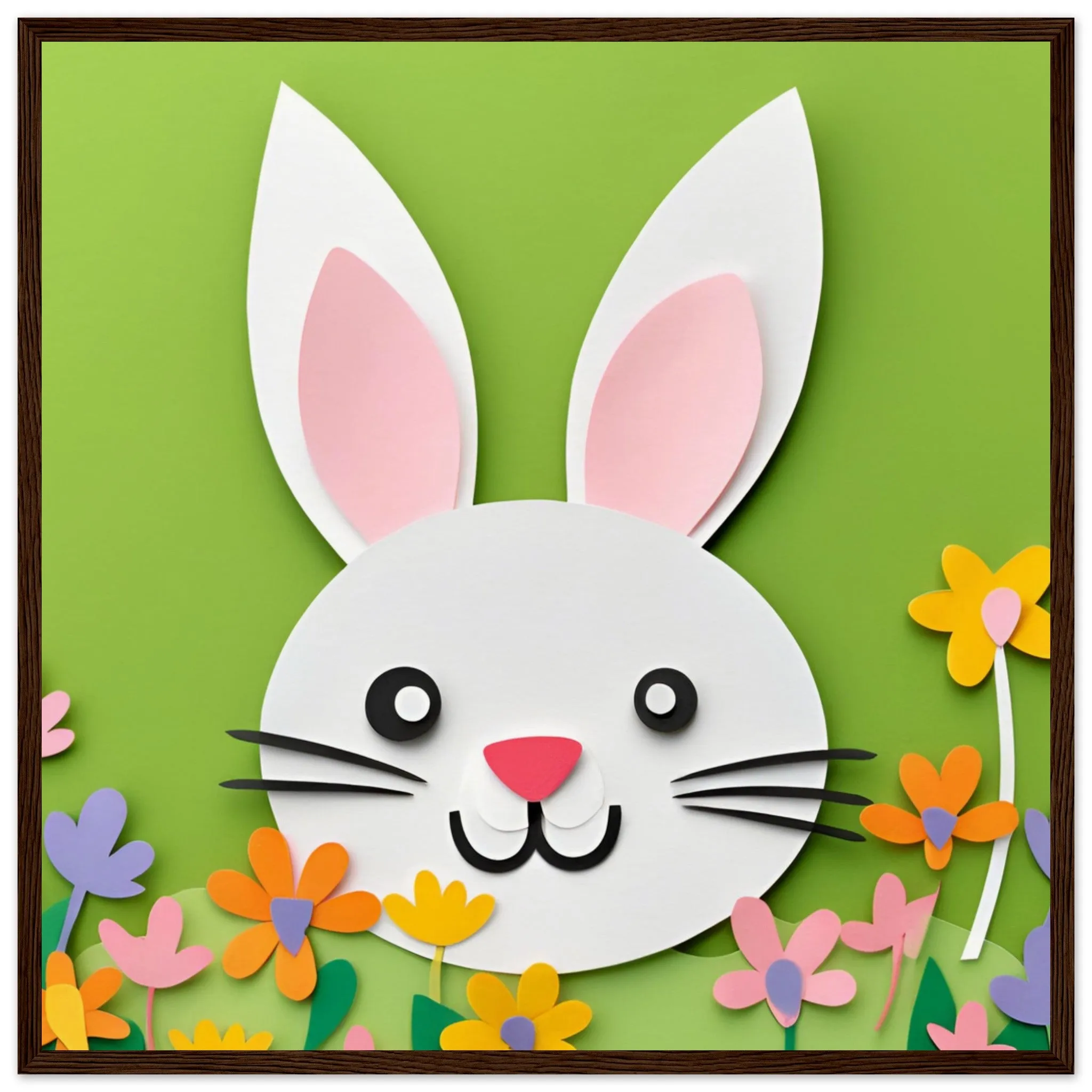 The beauty of paper animal art: Rabbit