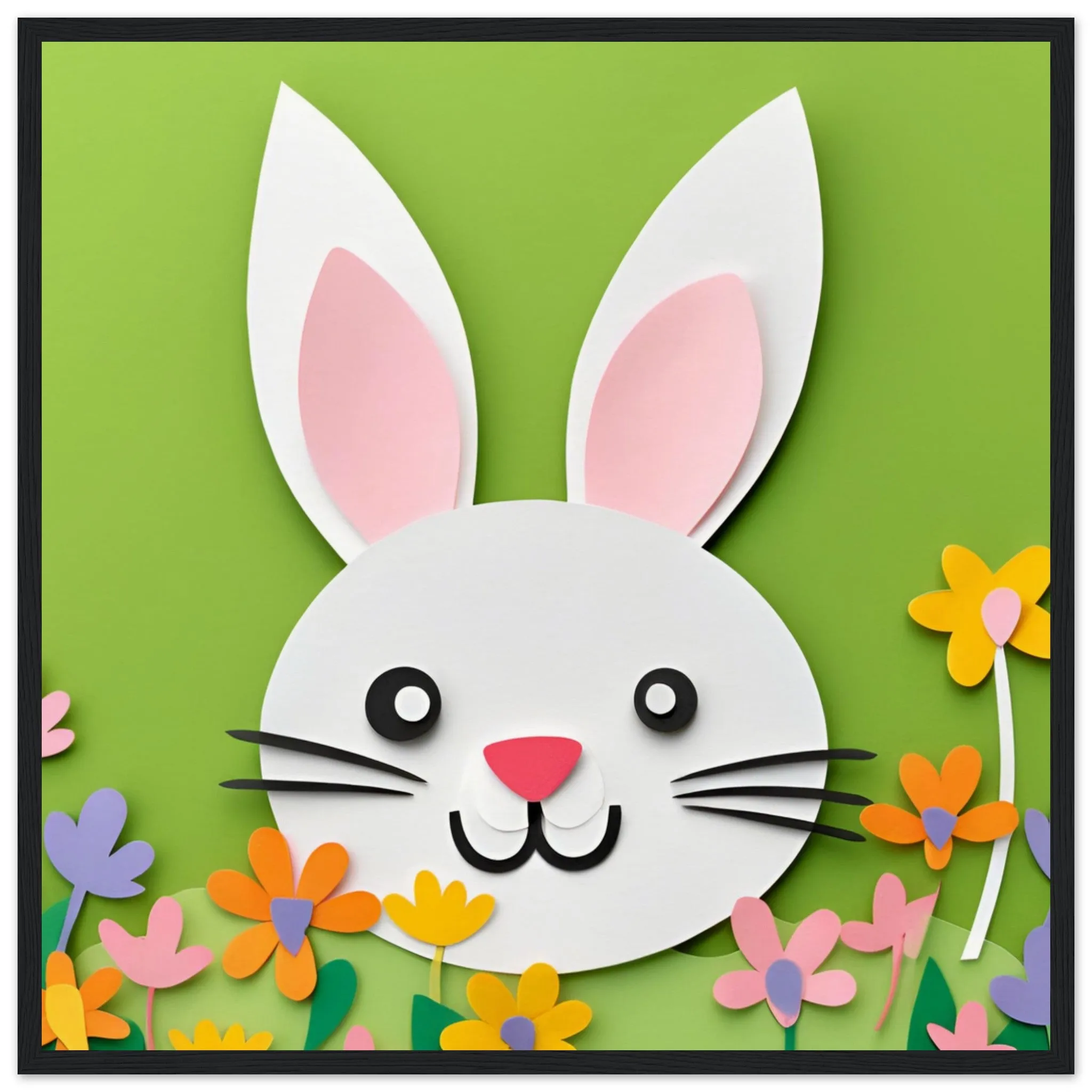 The beauty of paper animal art: Rabbit