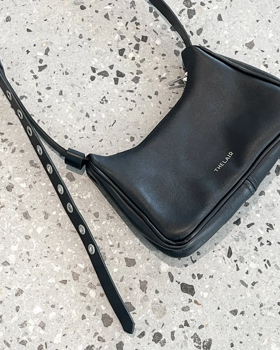 The Lair Florian Eyelet Bag Large Black