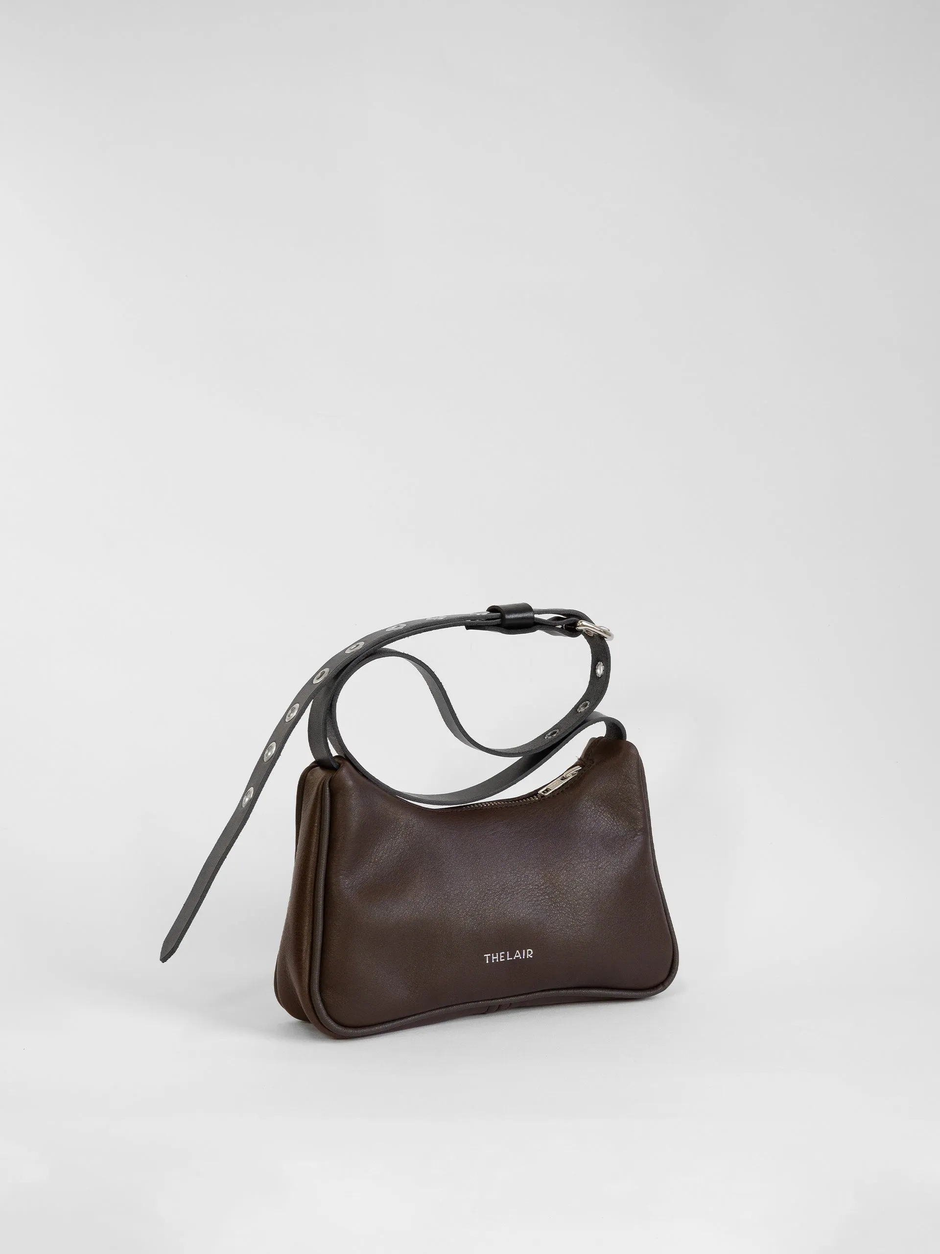 The Lair Florian Eyelet Bag Small Mahogany