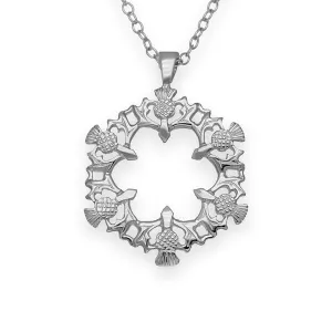 Thistle Silver Pendant P125