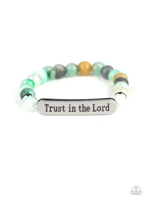 Trust Always Green Urban Bracelet - Paparazzi Accessories
