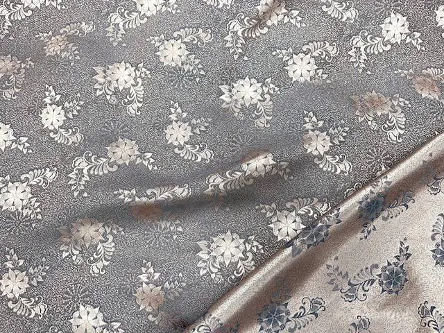 Two Tone Double Sided Jacquard - Floral
