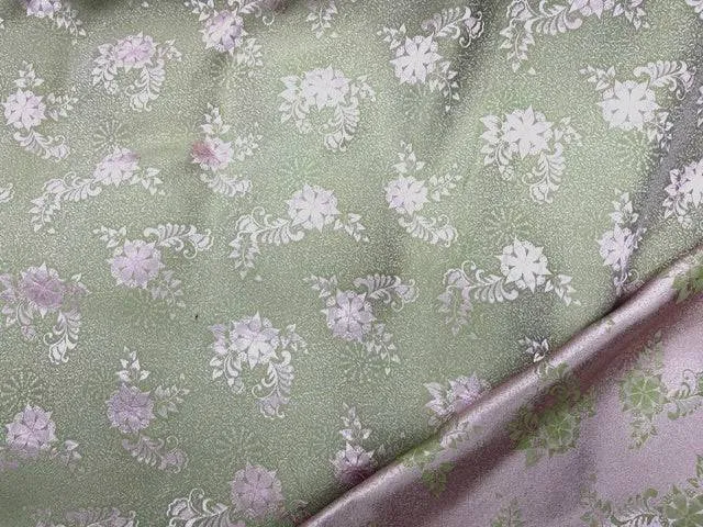Two Tone Double Sided Jacquard - Floral