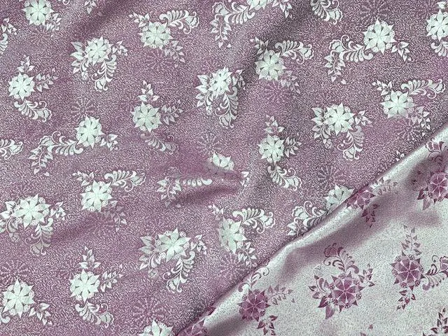 Two Tone Double Sided Jacquard - Floral
