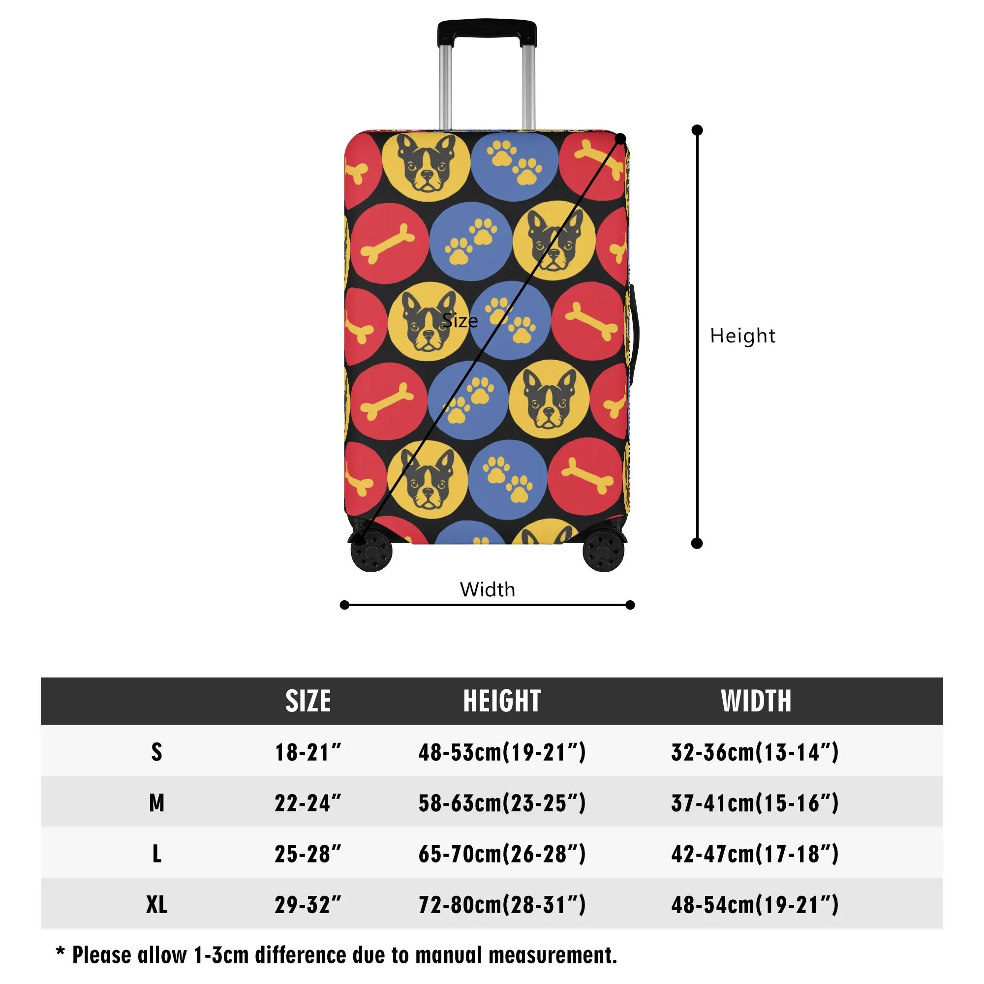 Tyson - Luggage Cover for Boston Terrier lovers