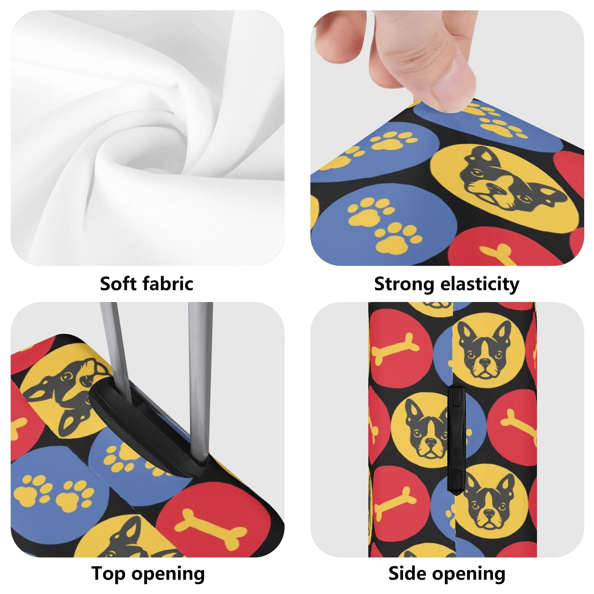 Tyson - Luggage Cover for Boston Terrier lovers
