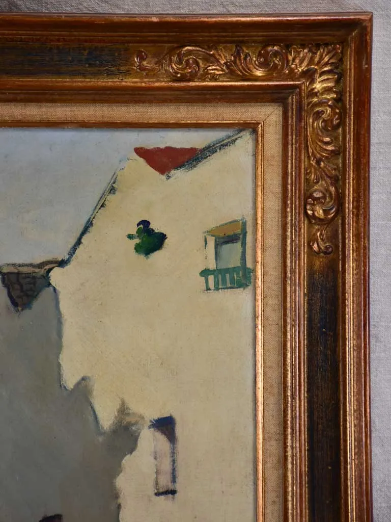 Urban landscape in Seville by Yvonne Mariotte (1909 - ?) - oil on canvas 25½" x 29¼"