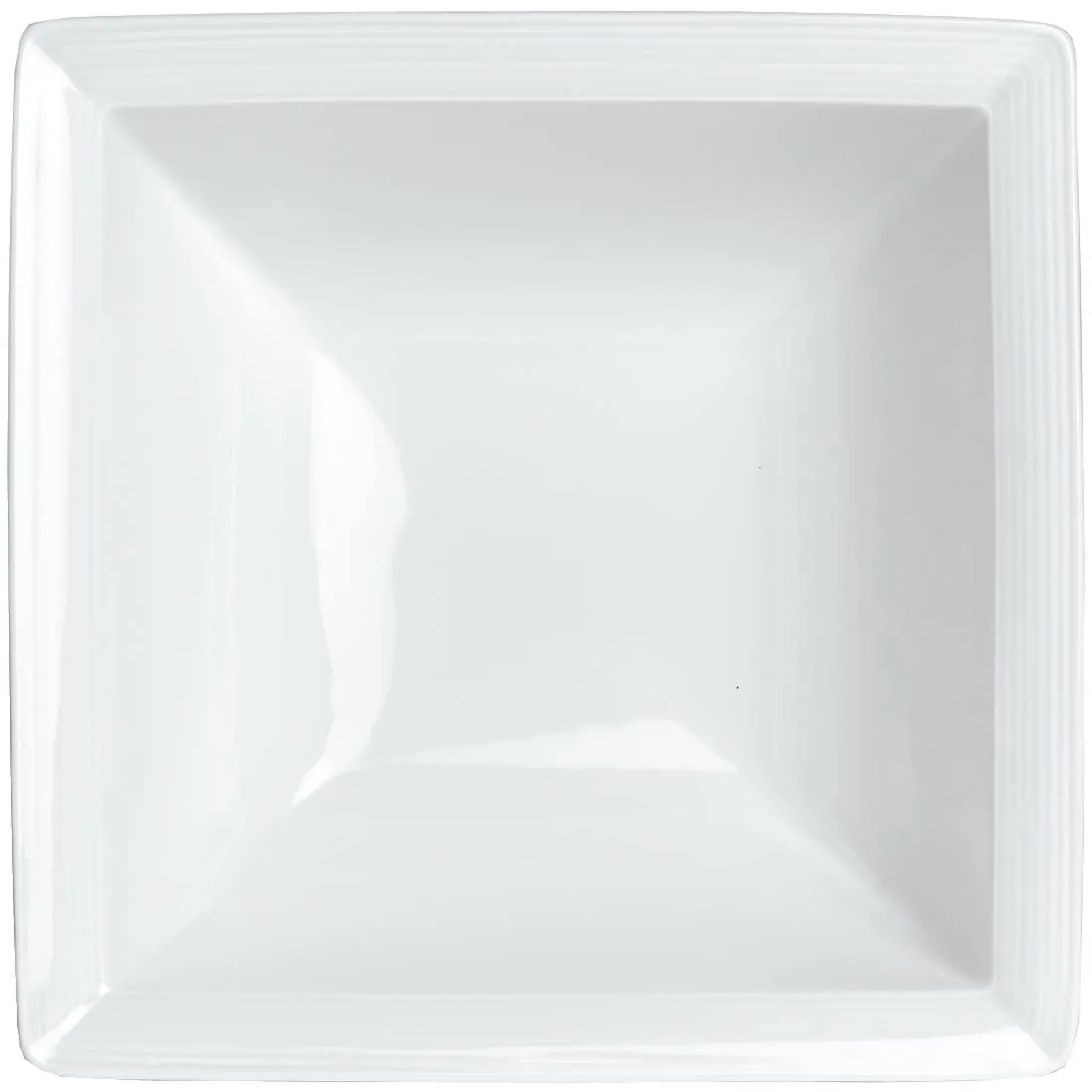 V6072 Steelite Ozorio Aura Deep Square Salad Bowls 240mm (Pack of 6)