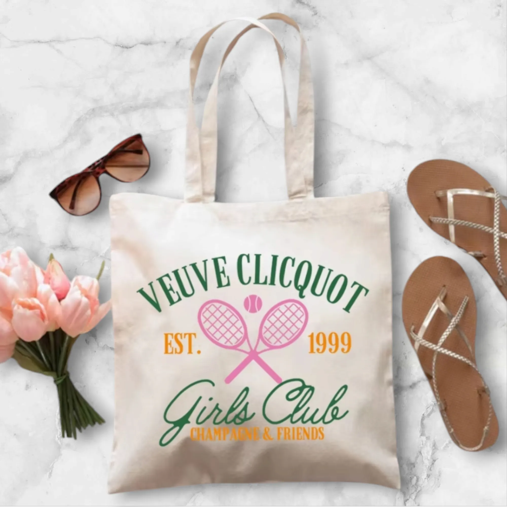 VC Tennis Club Canvas Tote Bag