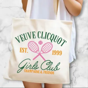 VC Tennis Club Canvas Tote Bag