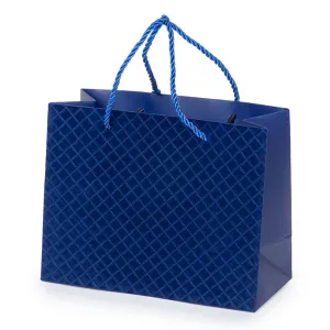 Velvet Lady Brigitte Medium Dark Blue Boutique Bag, Pack 40