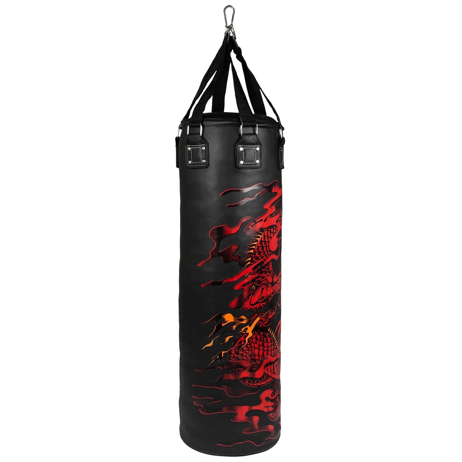 Venum Dragon's Flight Heavy Bag - Black/Red - 130 cm