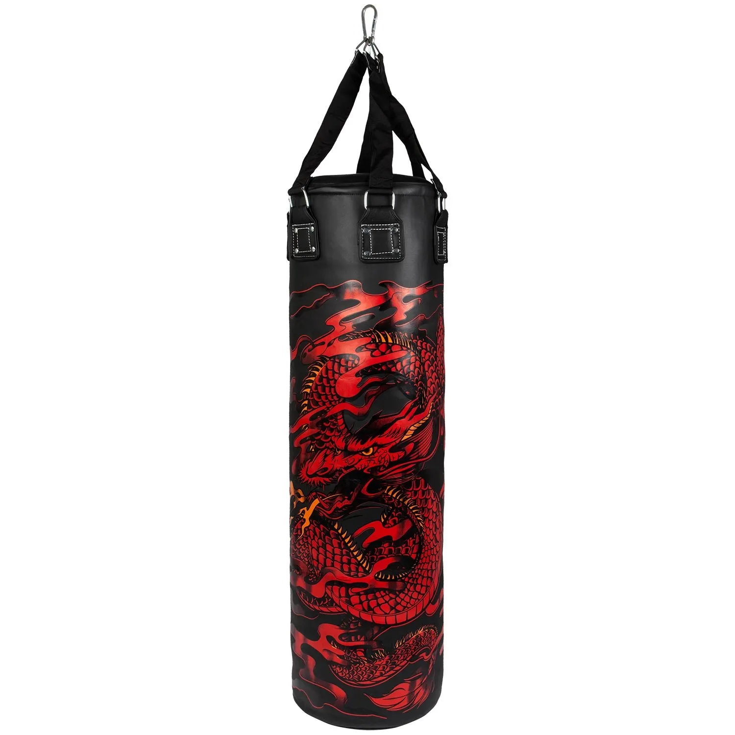 Venum Dragon's Flight Heavy Bag - Black/Red - 130 cm