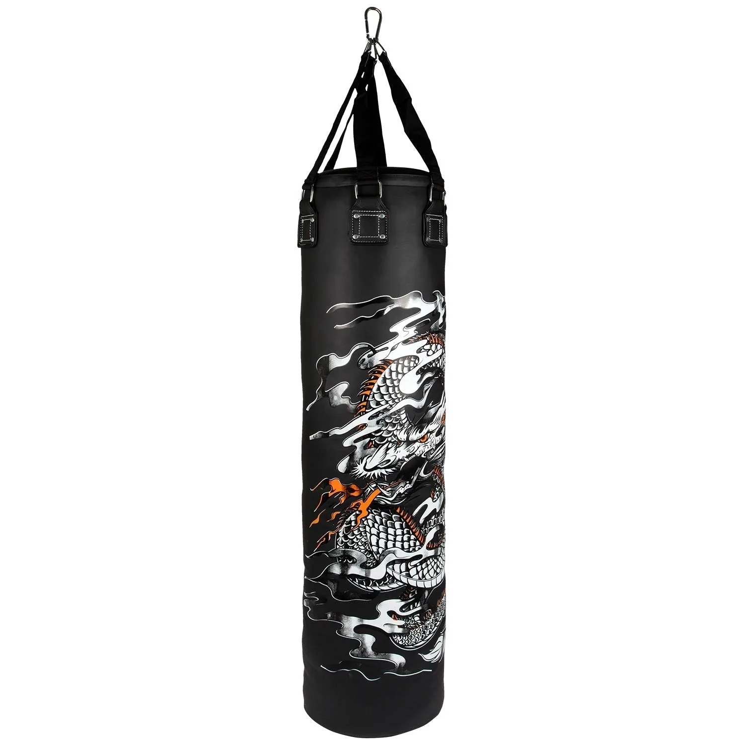 Venum Dragon's Flight Heavy Bag - Black/White - 130 cm