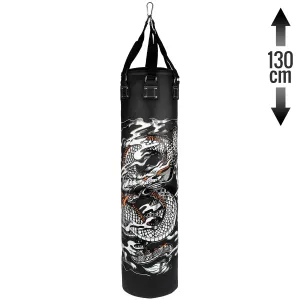 Venum Dragon's Flight Heavy Bag - Black/White - 130 cm