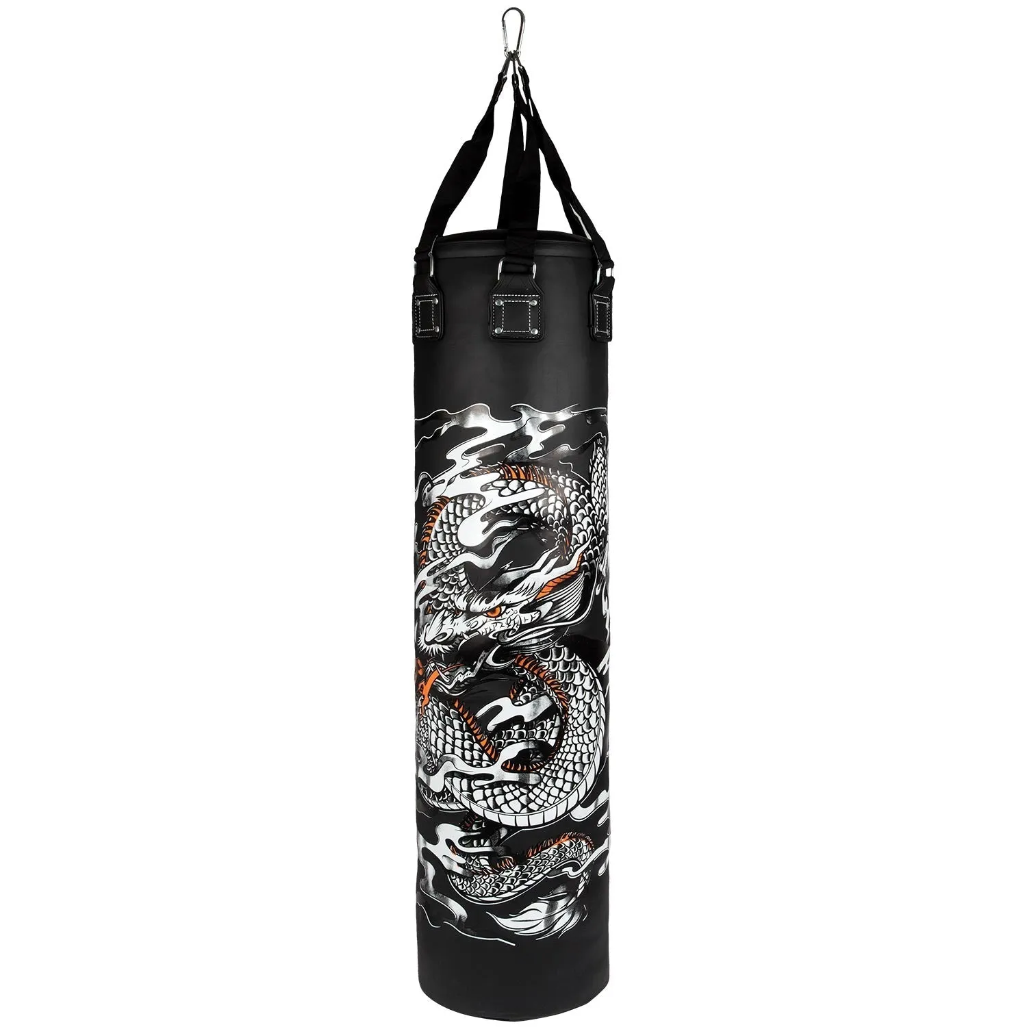 Venum Dragon's Flight Heavy Bag - Black/White - 130 cm