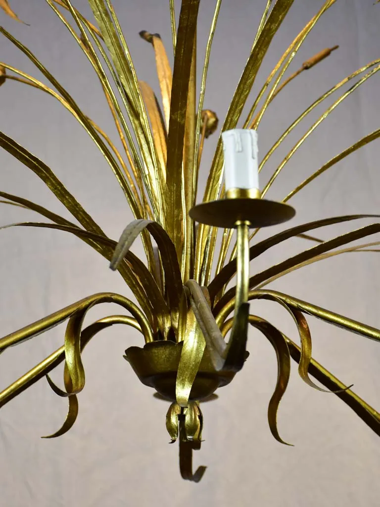 Vintage Maison Charles bulrush chandelier