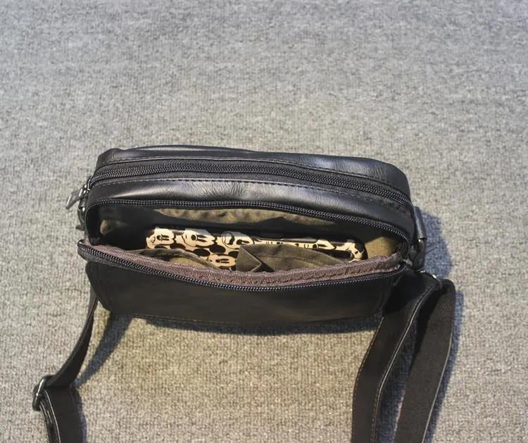 Vvsha  Christmas Gift Multi-Pocket Pu Shoulder Bag