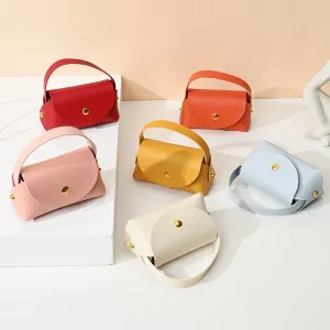 Vvsha Creative Handbag Wedding Gift Box Bag Color Christmas Handheld Gift Bag Leather Gift Box Bag Buckle Square Gift Box Bag