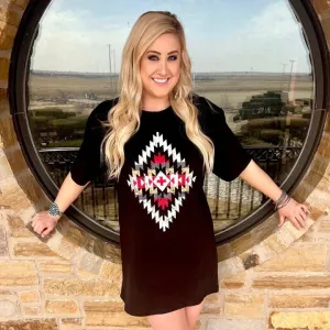Walk This Way Boyfriend T-Shirt Dress