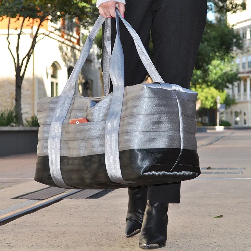 Weekender Bag Seat Belt Pattern